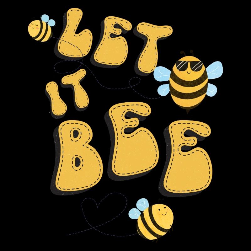 bee beekeeper let it bee bees Humor