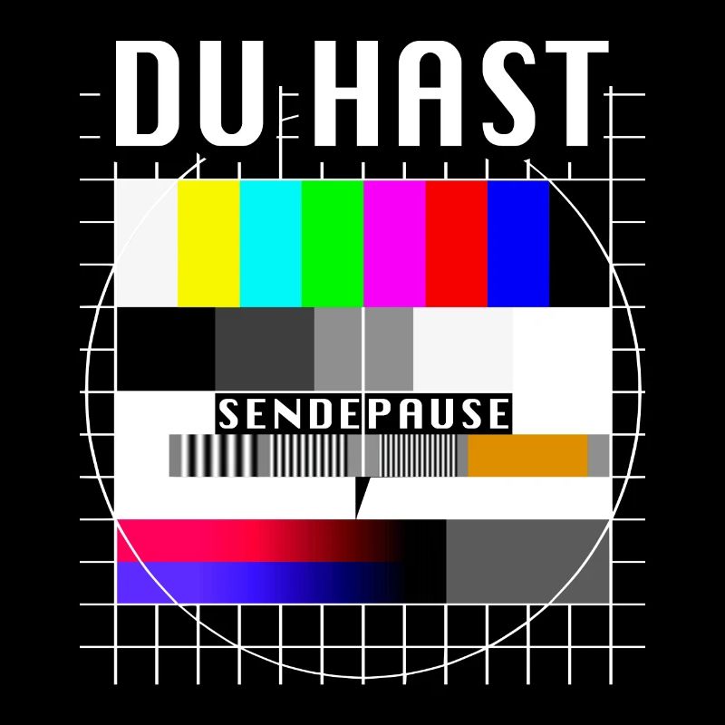 Du Hast Sendepause Testbild 90er Party 80er Jahre