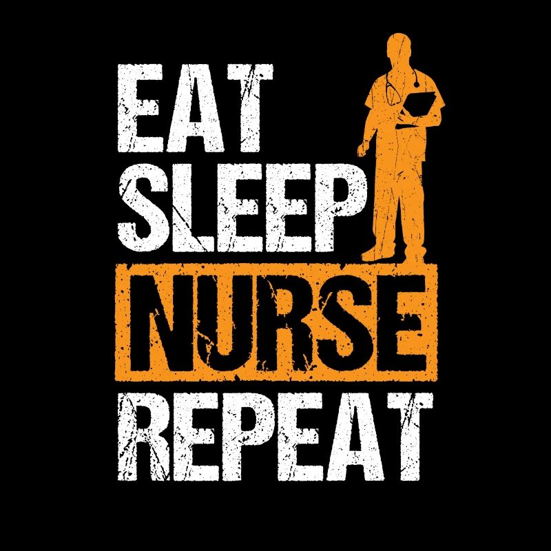 Eat Sleep Nurse Repeat Hospital Gift idea