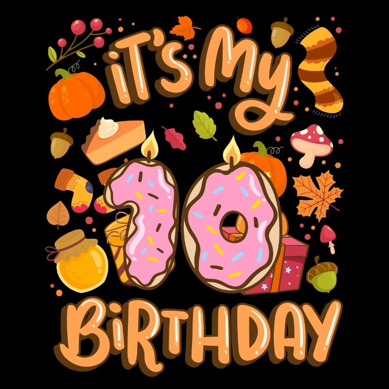 It's my 10 birthday autumn maple leaf