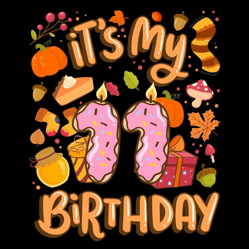 It's my 11th birthday autumn maple leaf