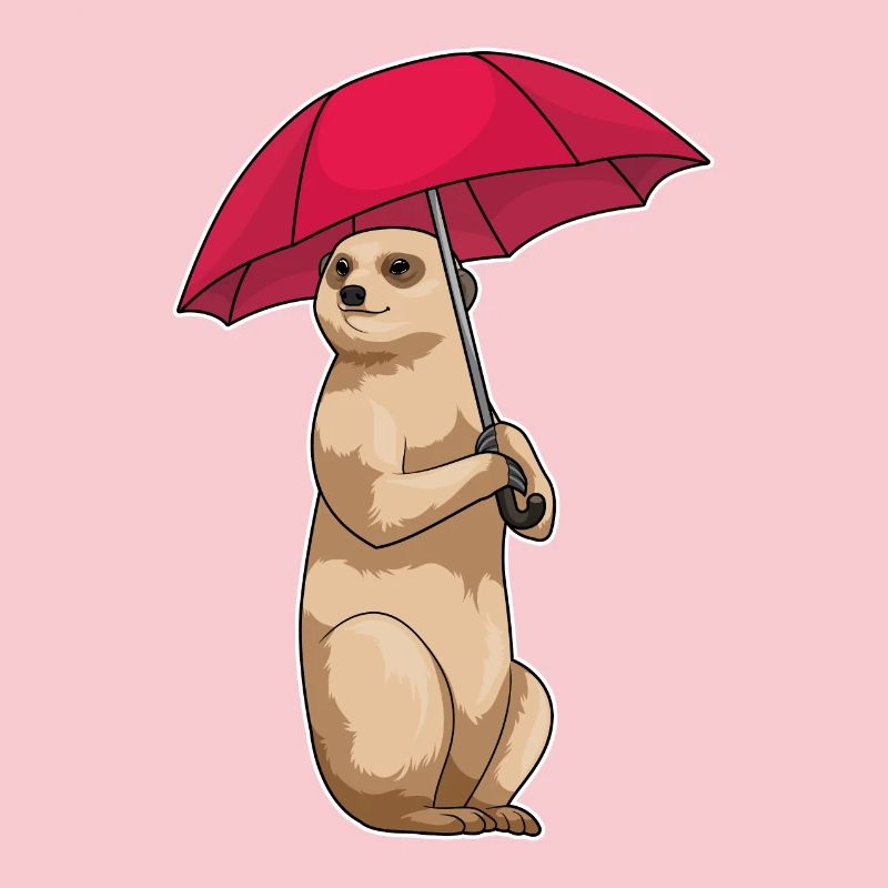 Meerkat Rain Umbrella