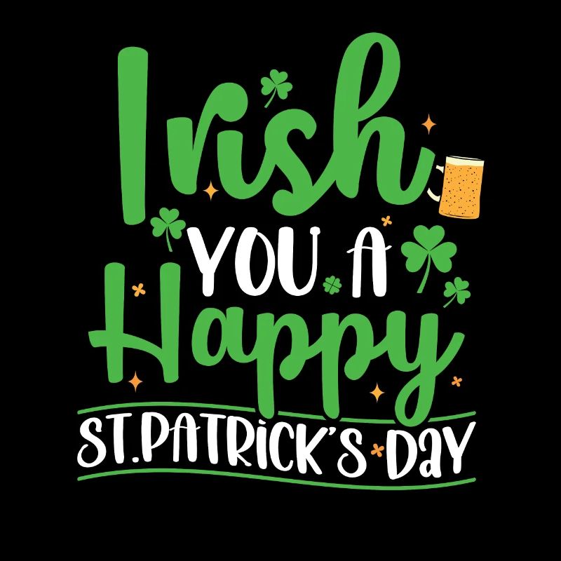 Irlandais Vous Un joyeux vert de la Saint-Patrick