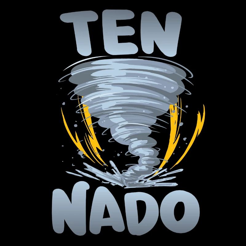 Avertissement de dix nado 10e anniversaire | Tornade