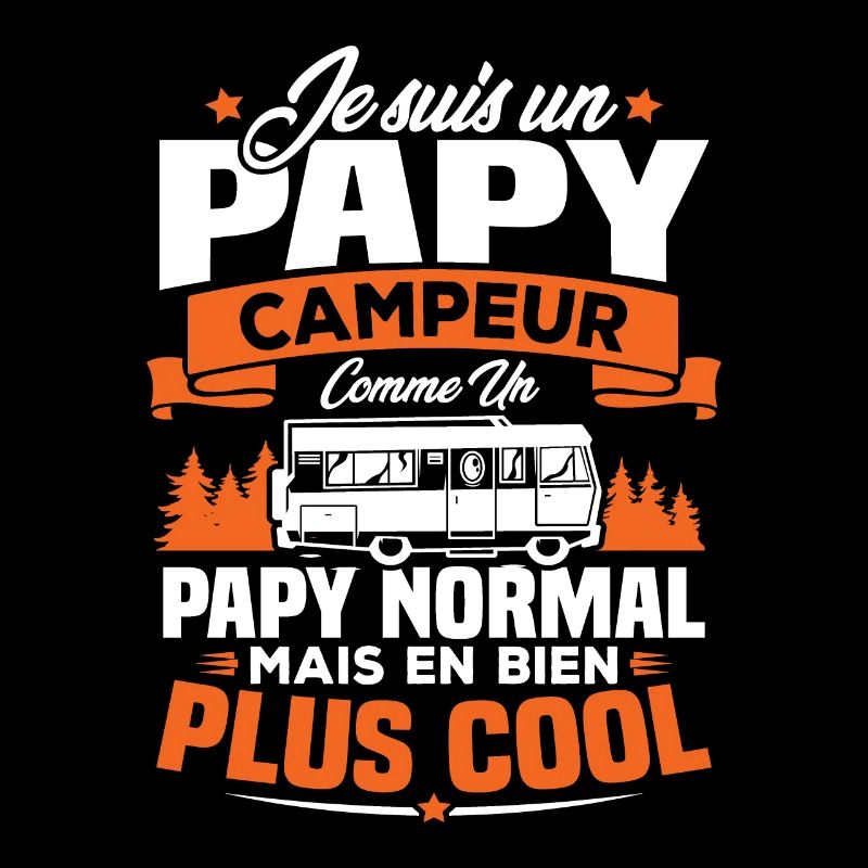 Un papy campeur comme un papy normal