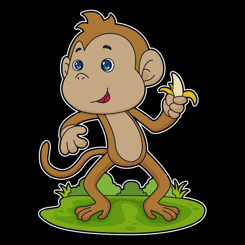 Affe Banane