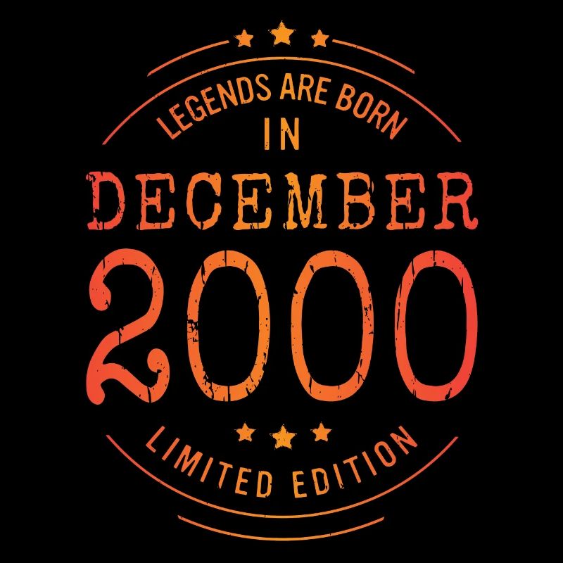 Geburtstag Dezember 2000 Limited Edition Vintage