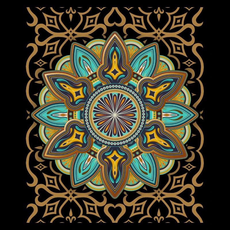 Mandala Design, Mandala 3D, Arabesque Vintage