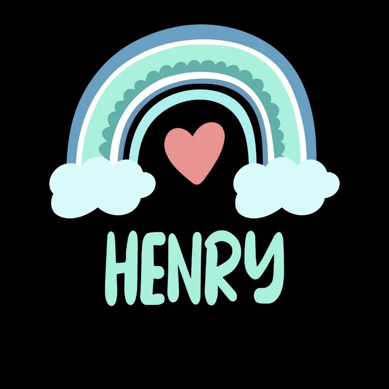 Henry Name Rainbow Baby