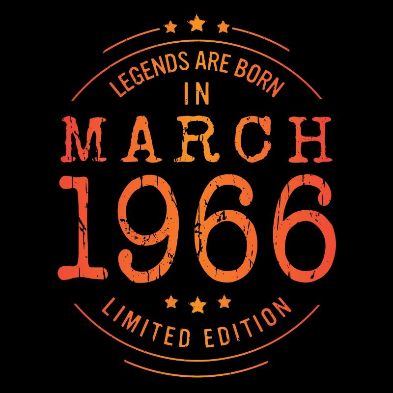 Birthday March 1966 Limited Edition Vintage