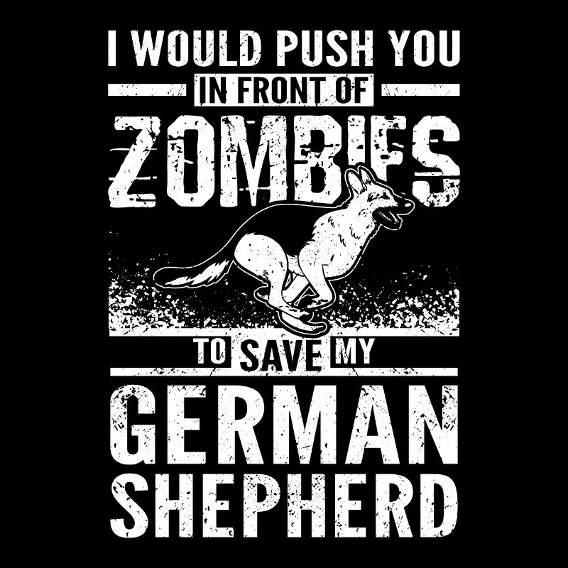 Pousser devant les zombies pour sauver mon berger allemand