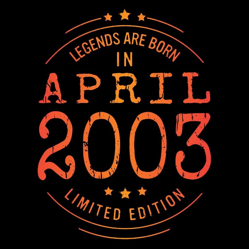 Geburtstag April 2003 Limited Edition Vintage