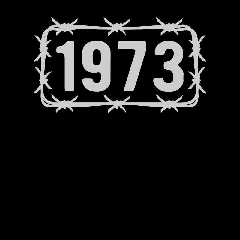 Birthday born 1973 Barbed wire