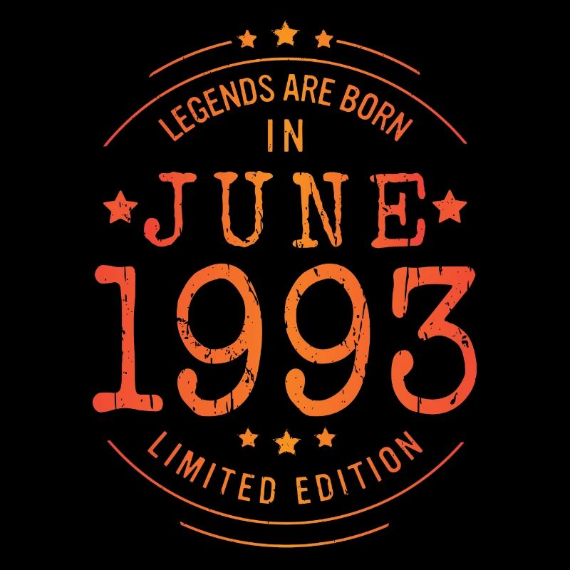 Geburtstag Juni 1993 Limited Edition Vintage