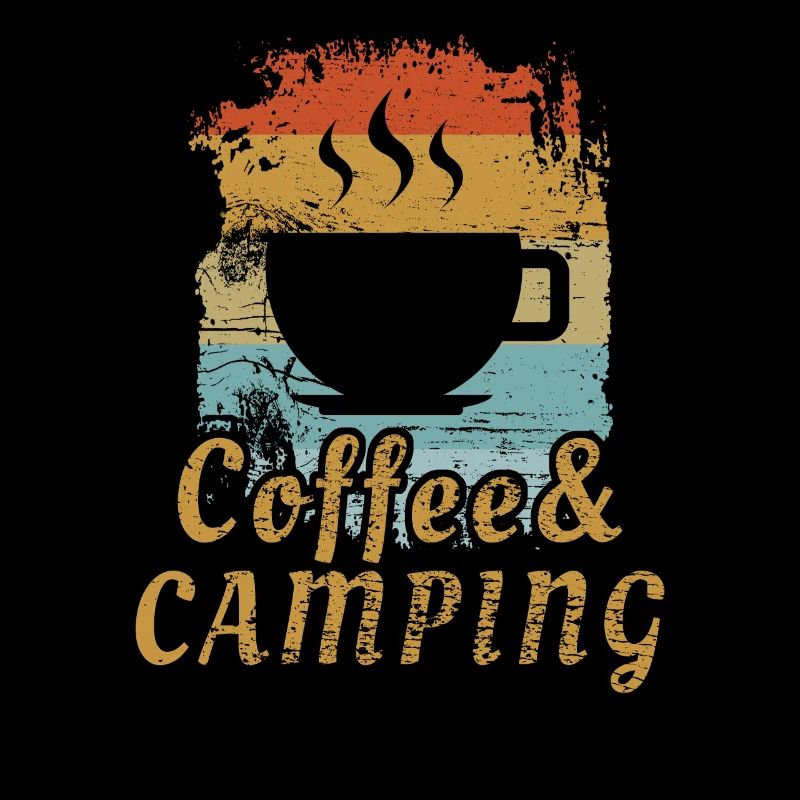 Camping und Kaffee