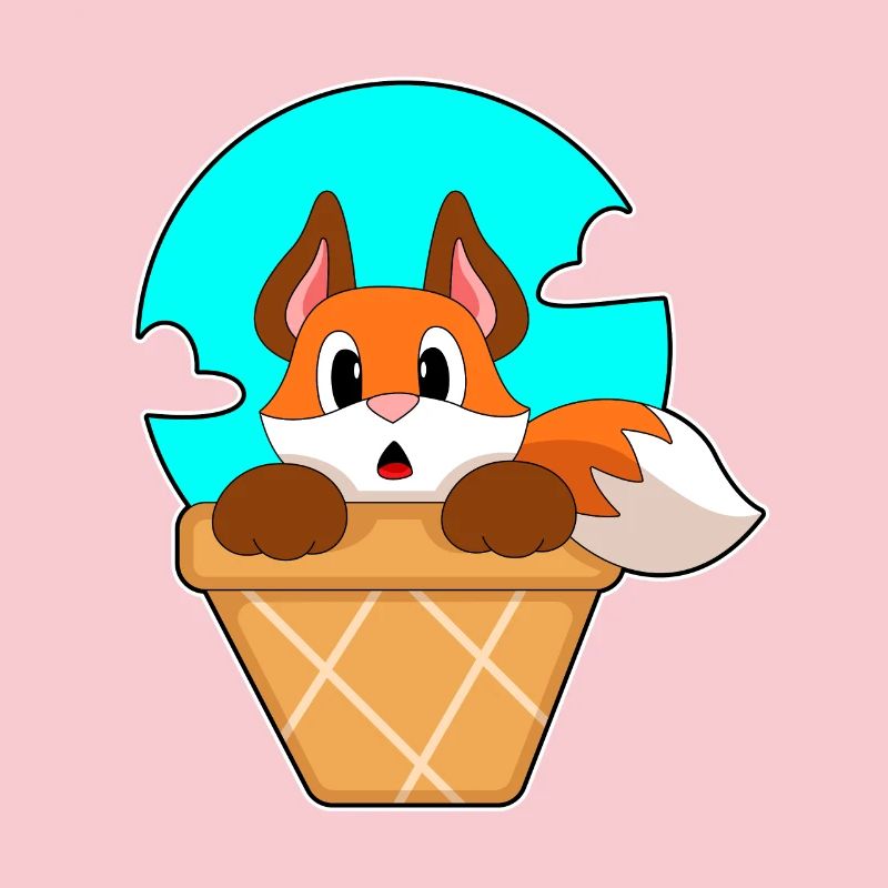 Fuchs Eiswaffel