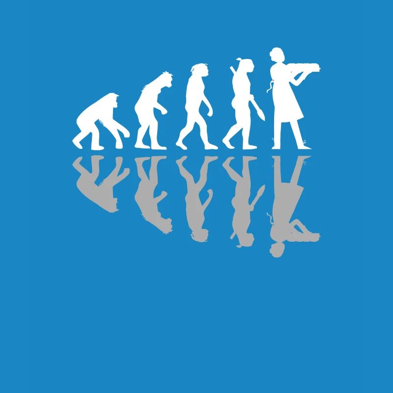 Human Evolution Funny Baking Baker Humor Culinary