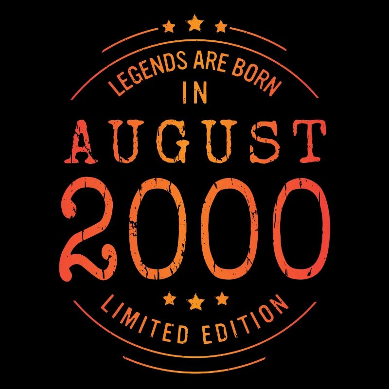 Geburtstag August 2000 Limited Edition Vintage