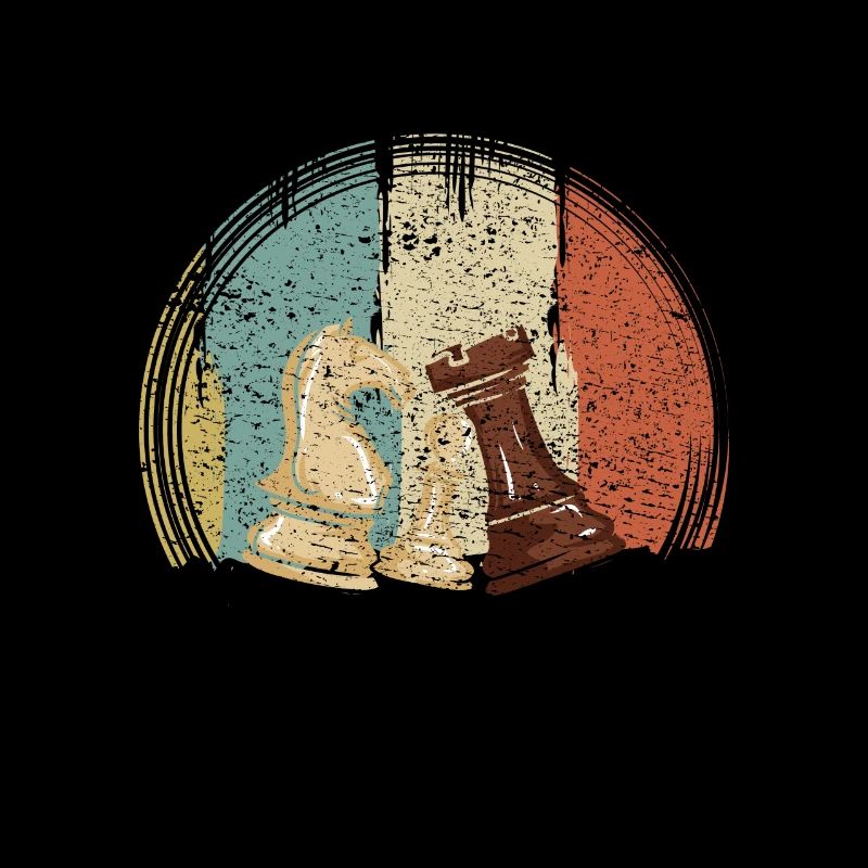 Chess Pieces Chess Retro