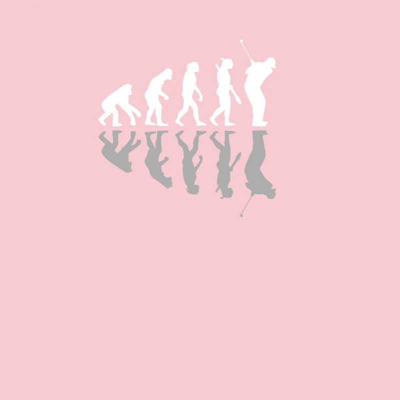 Golfing Human Evolution Golfer Humor Golf Playera