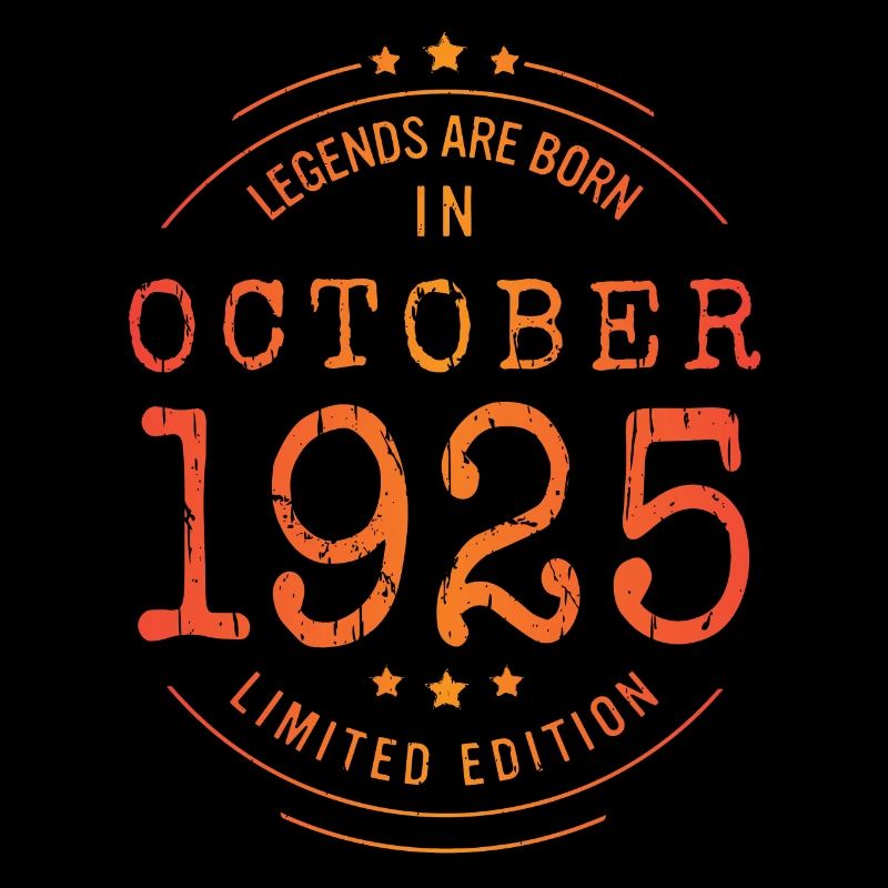 Anniversaire Octobre 1925 Edition Limitée Millésime