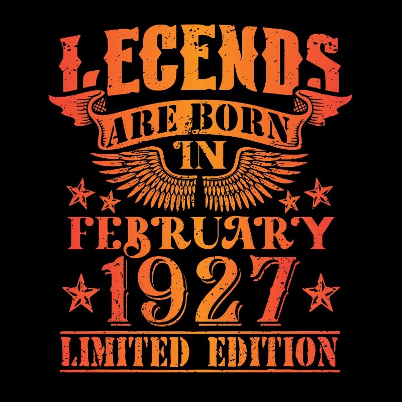 Anniversaire Février 1927 Edition Limitée Millésime