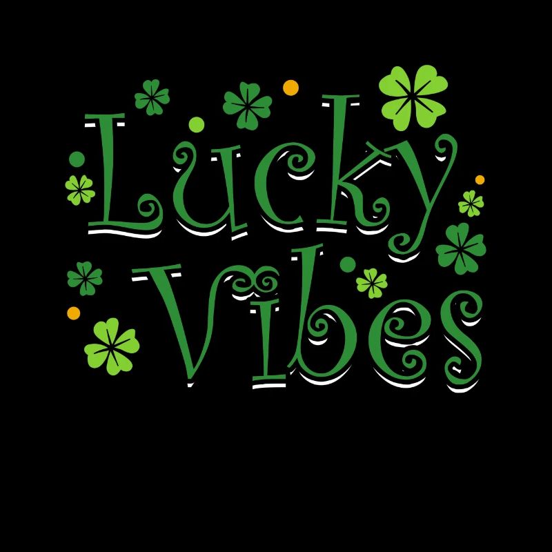 Trèfle de la Saint-Patrick Lucky Vibes