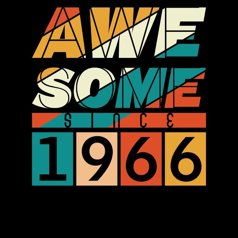1966 né anniversaire année de naissance millésime