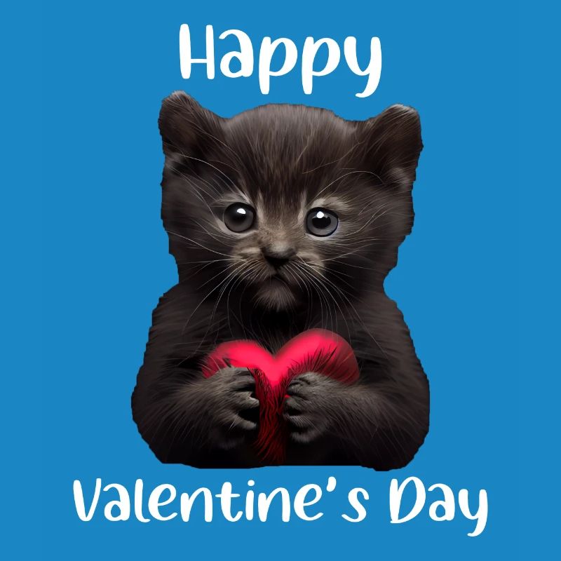 Chat de la Saint-Valentin