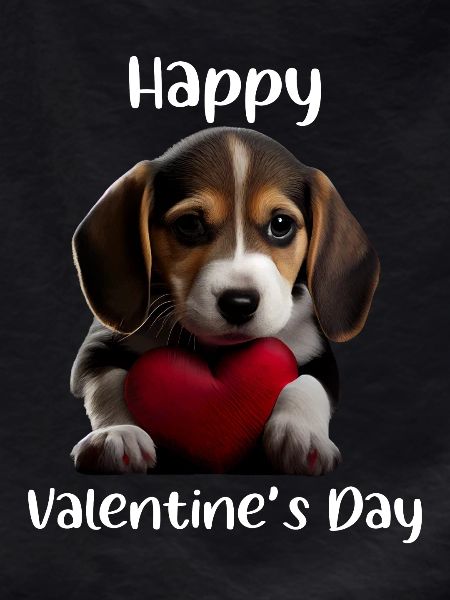 Happy Valentine's Day Beagle