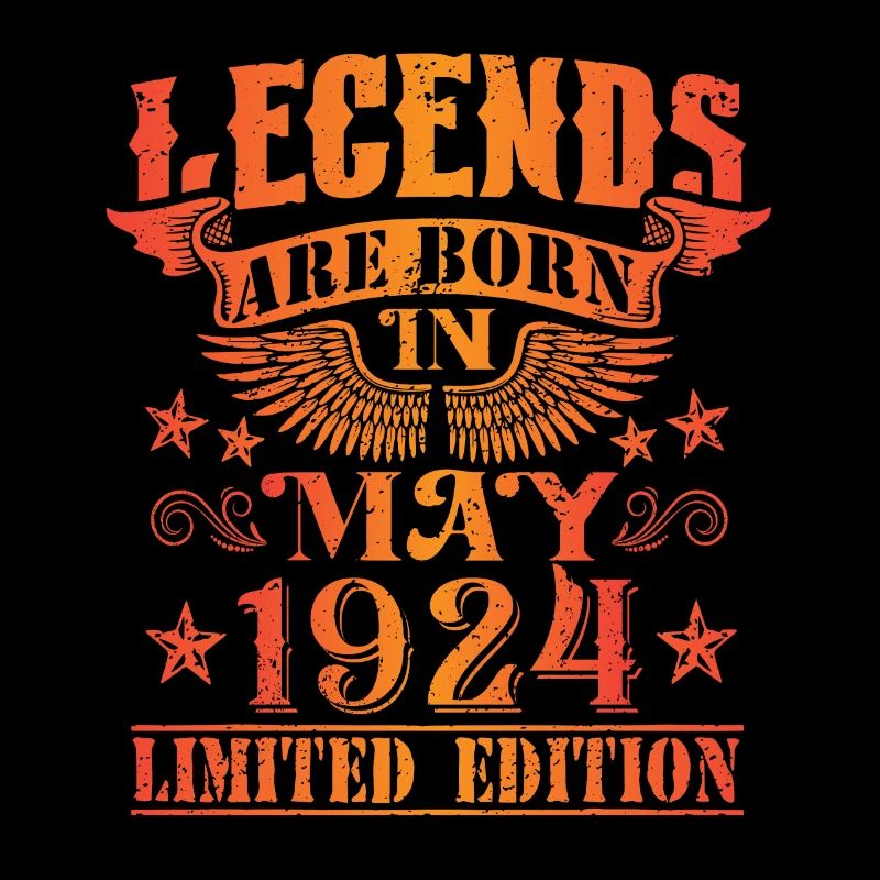 Geburtstag Mai 1924 Limited Edition Vintage