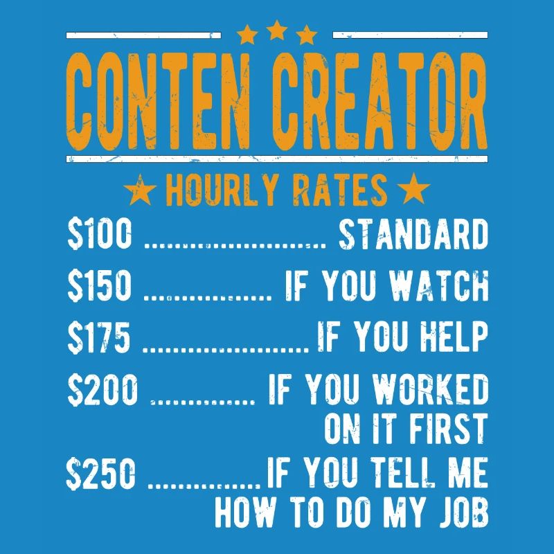 Contlen Creator hourly wage