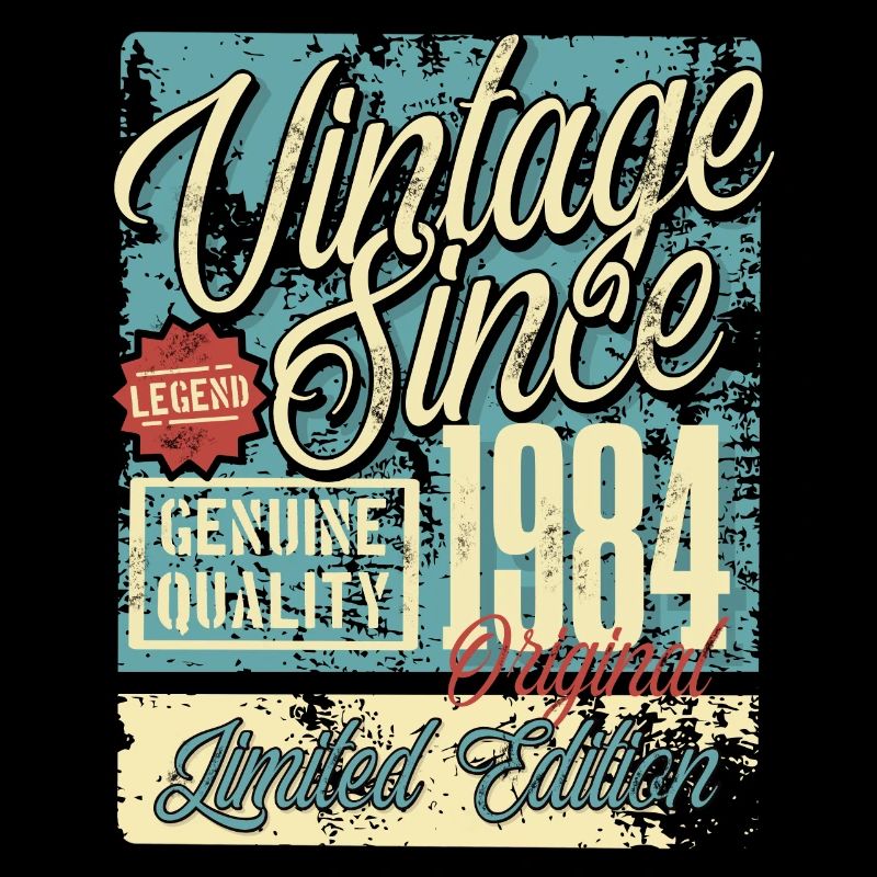 1984 Anniversaire vintage Retro Legend