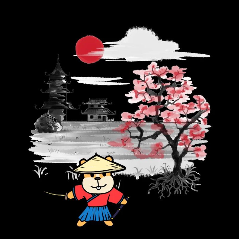 Asien Hamster Ninja Kampfsport Selbstverteidigung