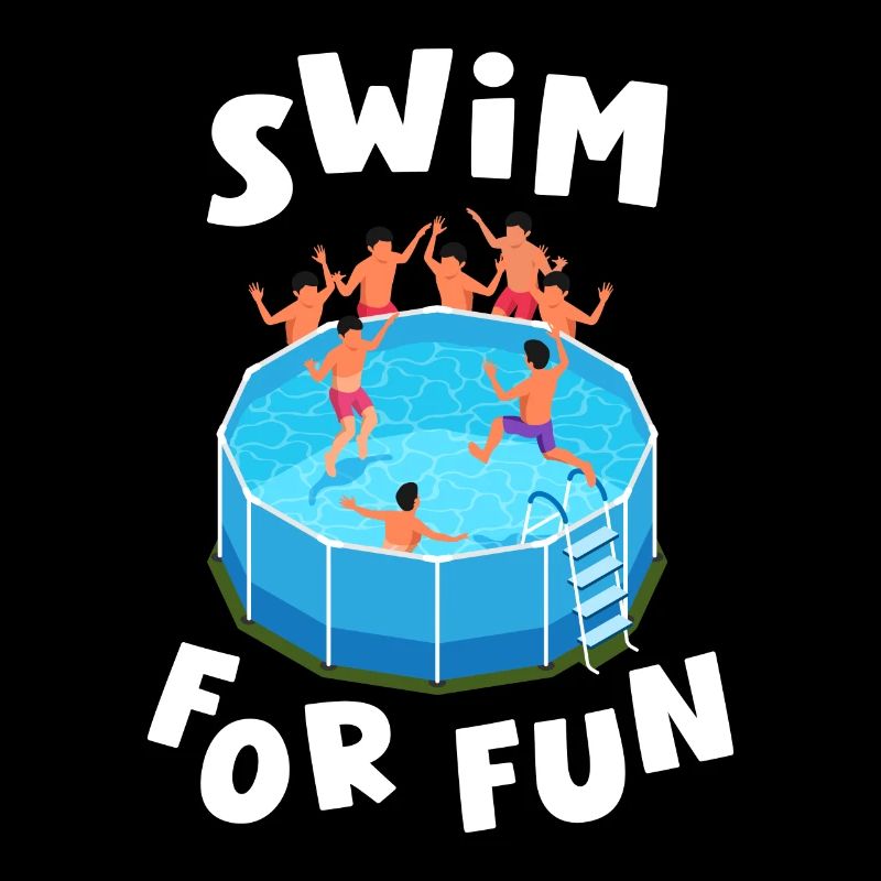Swim For Fun Schwimmbad Eintauchen Schwimmer