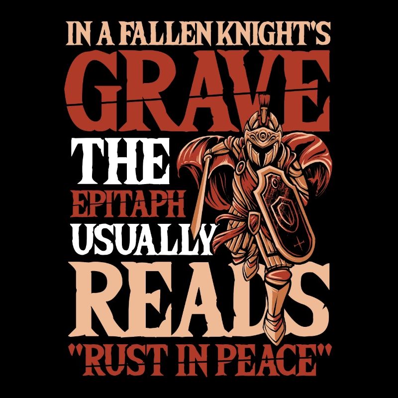 Fallen Knight Rust in Peace Rüstung Ritter Rost