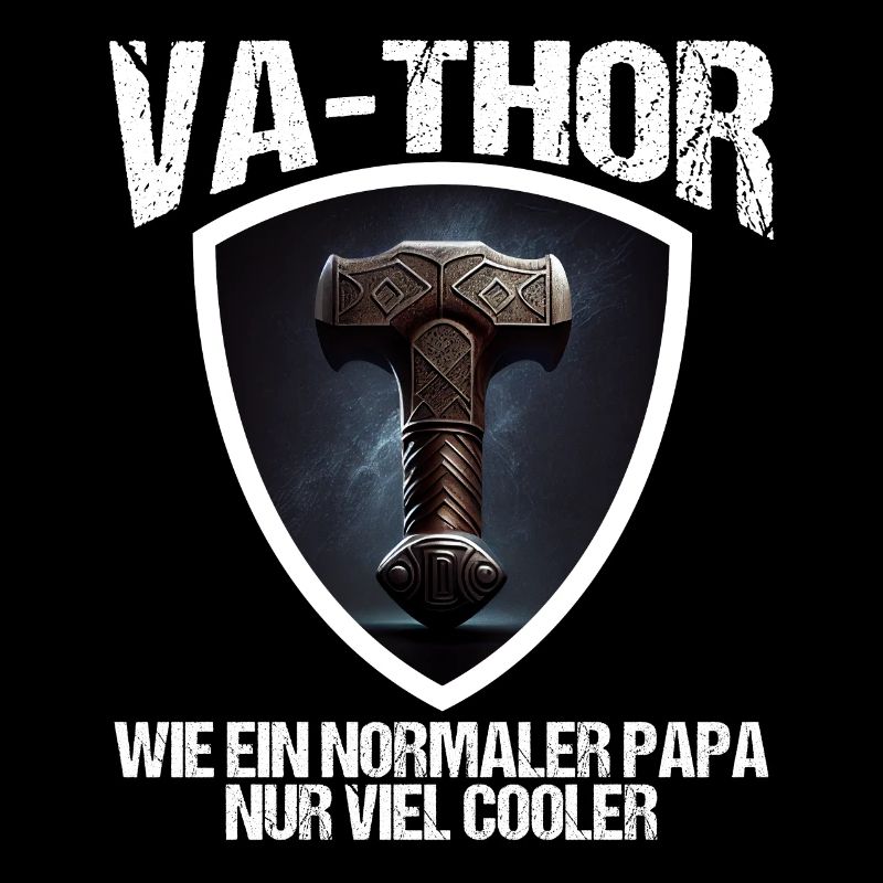 Papa Vathor Va Thor Vatertag Vatertagsgeschenk