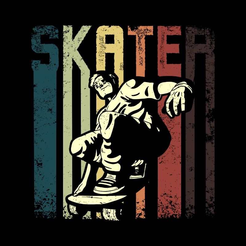 Retro Vintage Skateboarding
