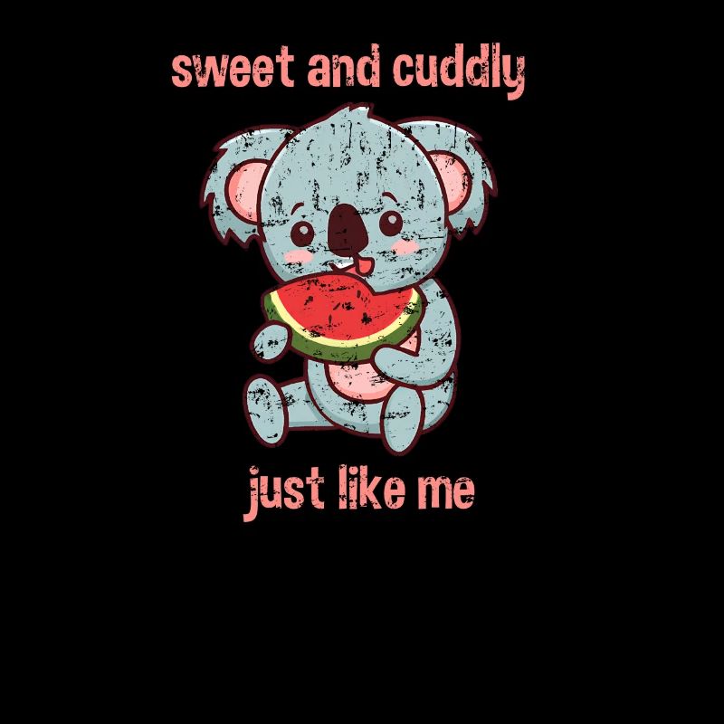 Koala Watermelon Mignon et câlin, tout comme