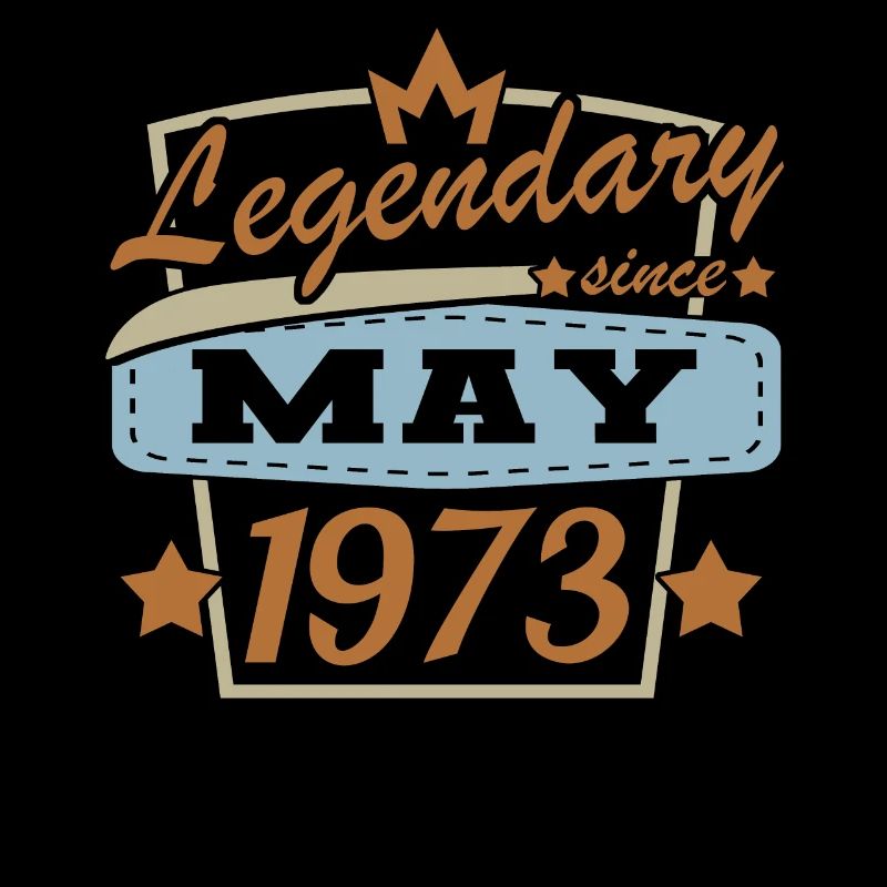 Mai 1973 Retro Geburtstag