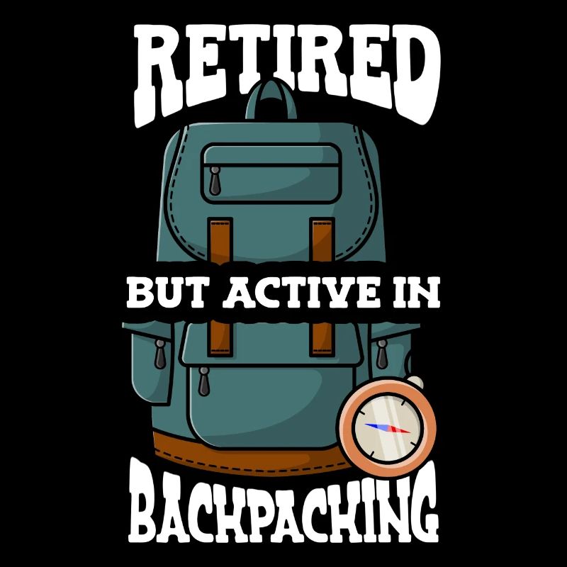 Im Ruhestand, Aber Aktiv In Backpacking Wanderer