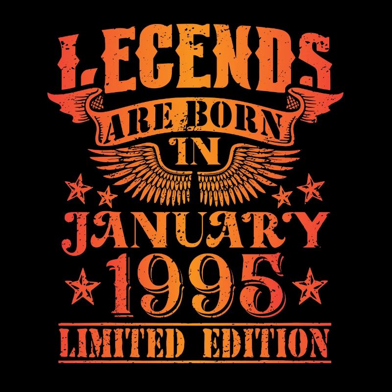 Geburtstag Januar 1995 Limited Edition Vintage