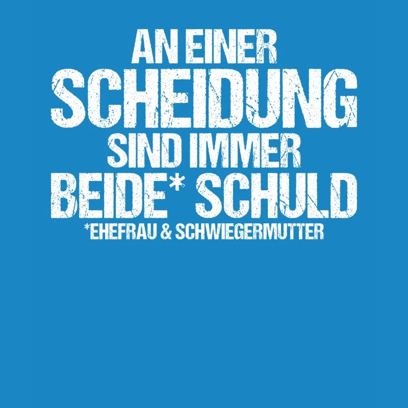An einer Scheidung sind immer beide Schuld