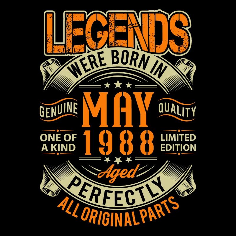 1988 May Birthday Legend