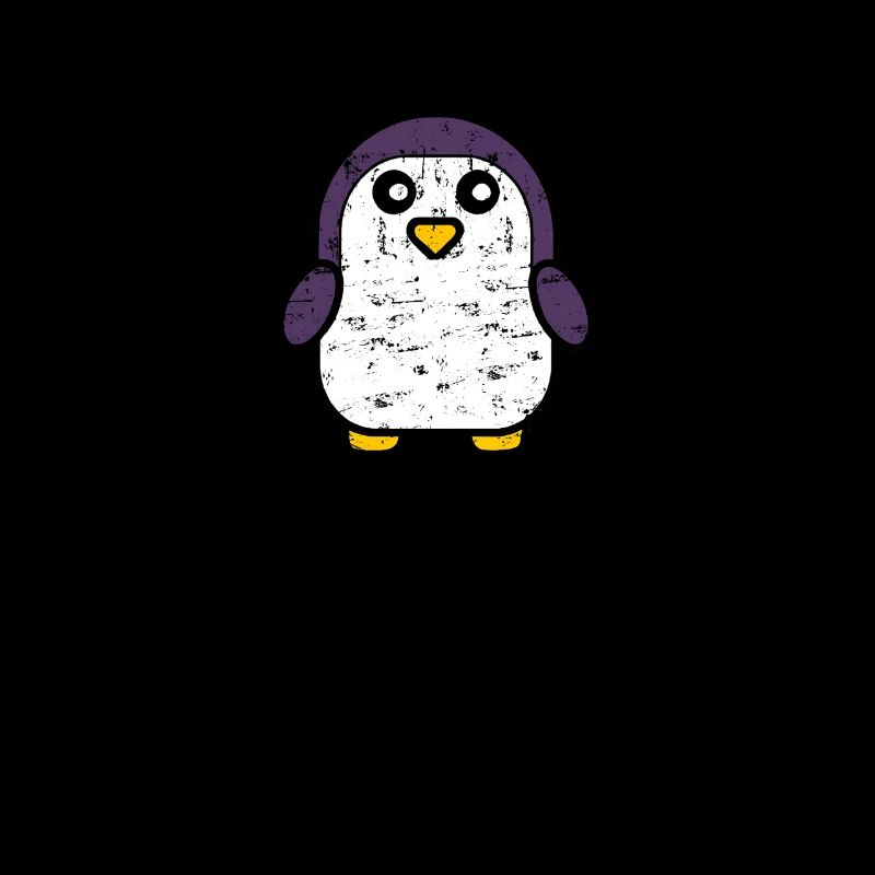 mignon pingouin kawaii - design d’animal mignon pour K
