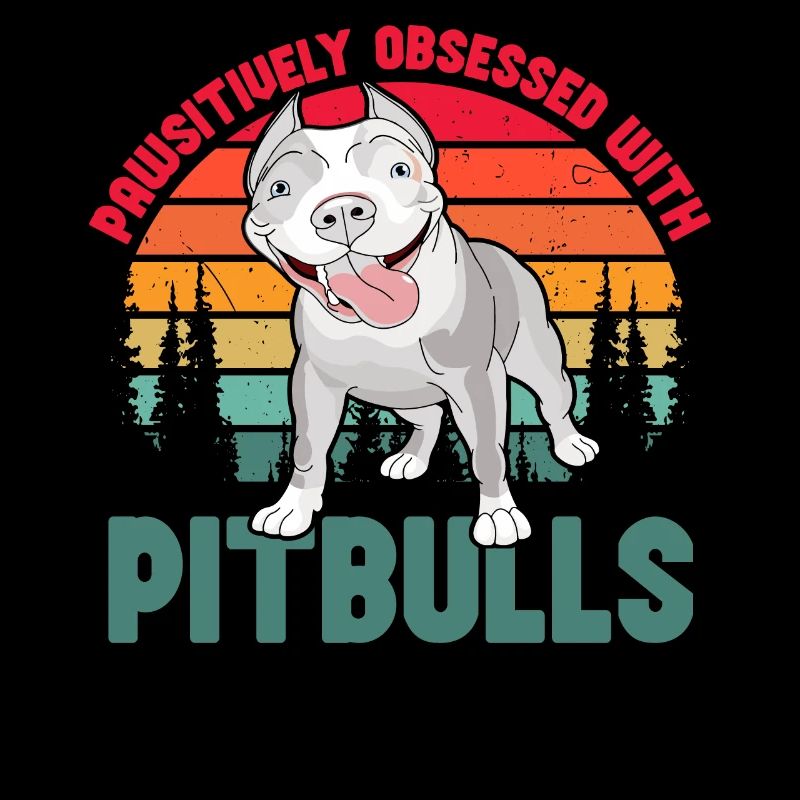 Pawsitivley obsédé par les pitbulls