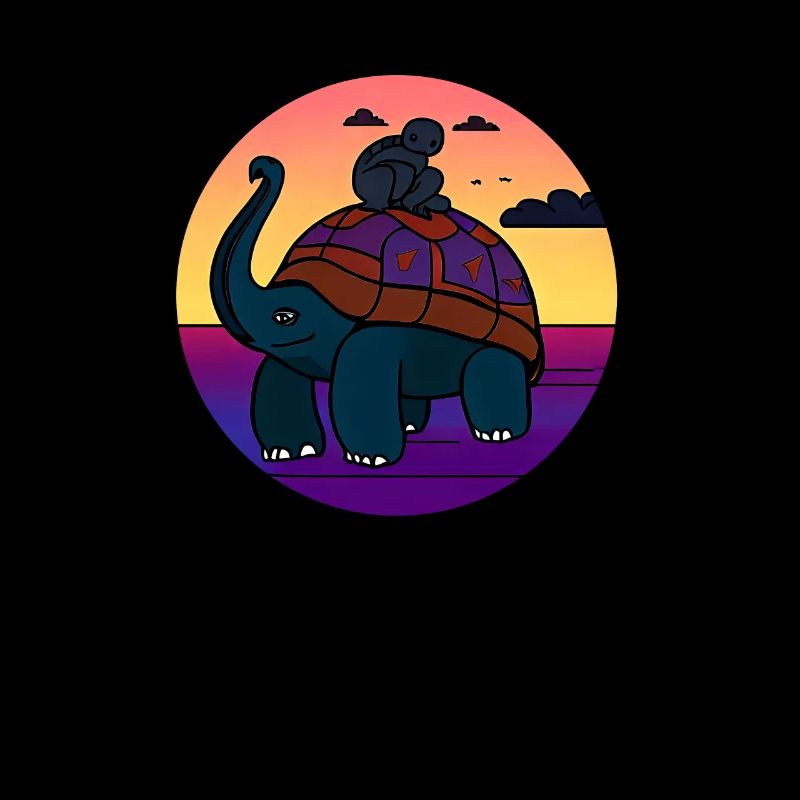 turtle elephant monkey mythical creature