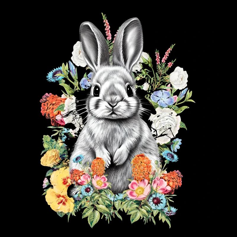 Lapin Lapin Fleurs
