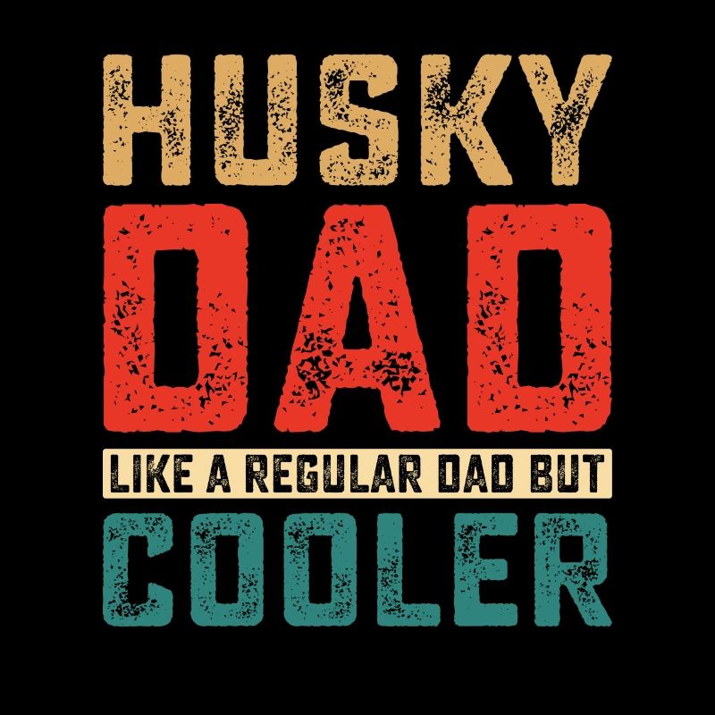 Papa husky comme un père ordinaire mais plus cool