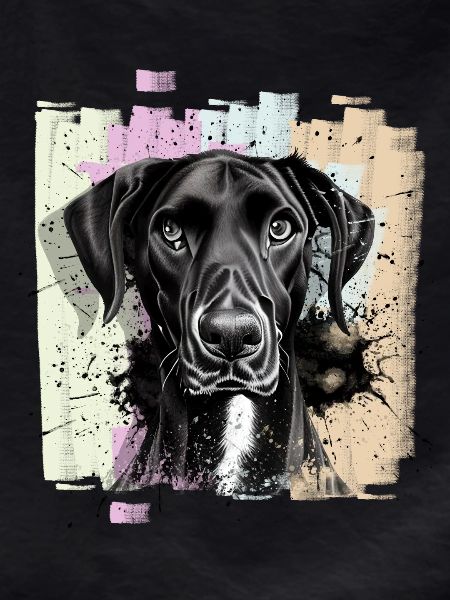 Black Great Dane Dog